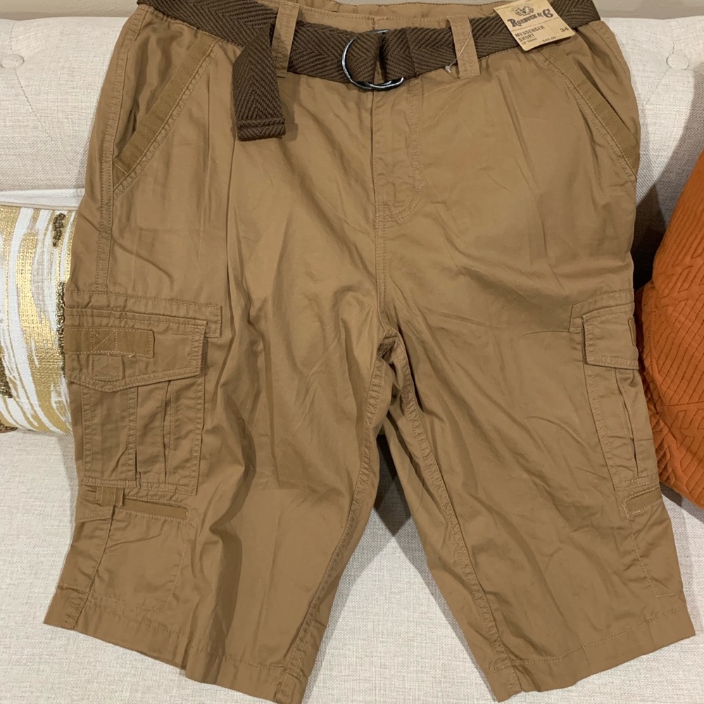 Men’s Cargo Shorts - Camel